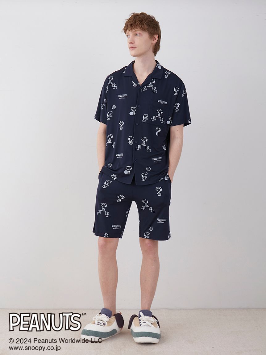 PEANUTS MENS Printed Pajama Shorts