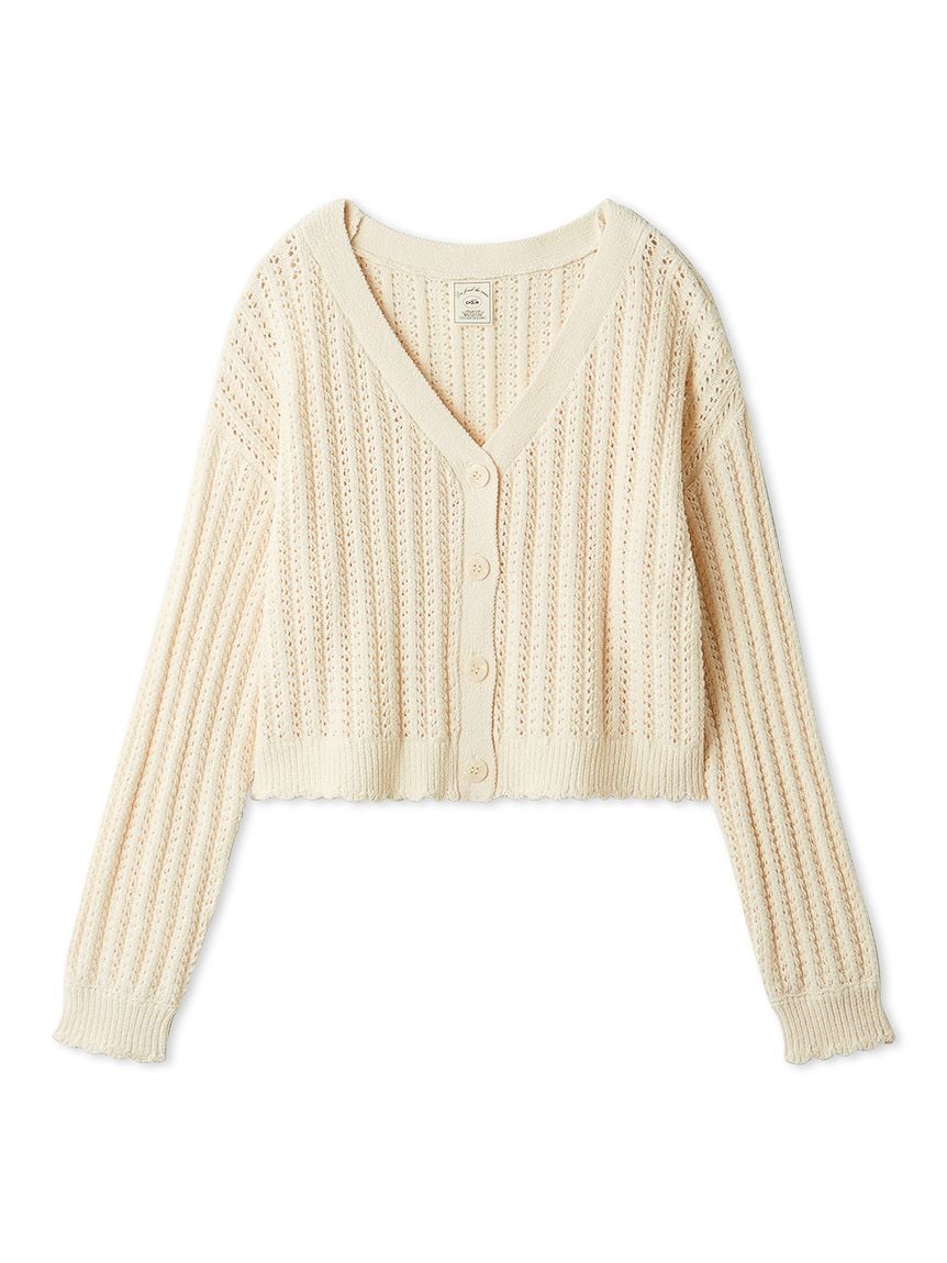 Airy Moco Crochet Cardigan