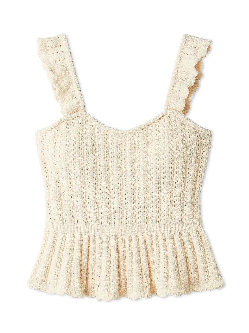 Airy Moco Crochet Tank Top