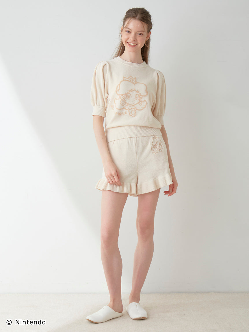 Peach Collection Pullover & Shorts SET