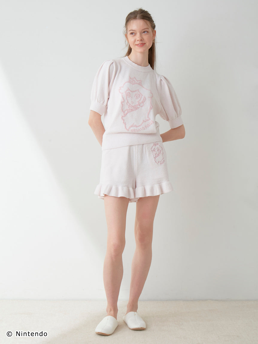 Peach Collection Pullover & Shorts SET