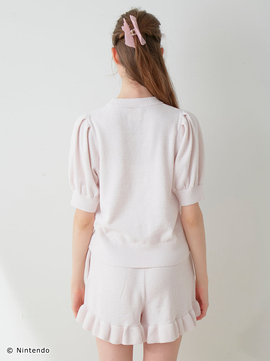 Peach Collection Pullover & Shorts SET