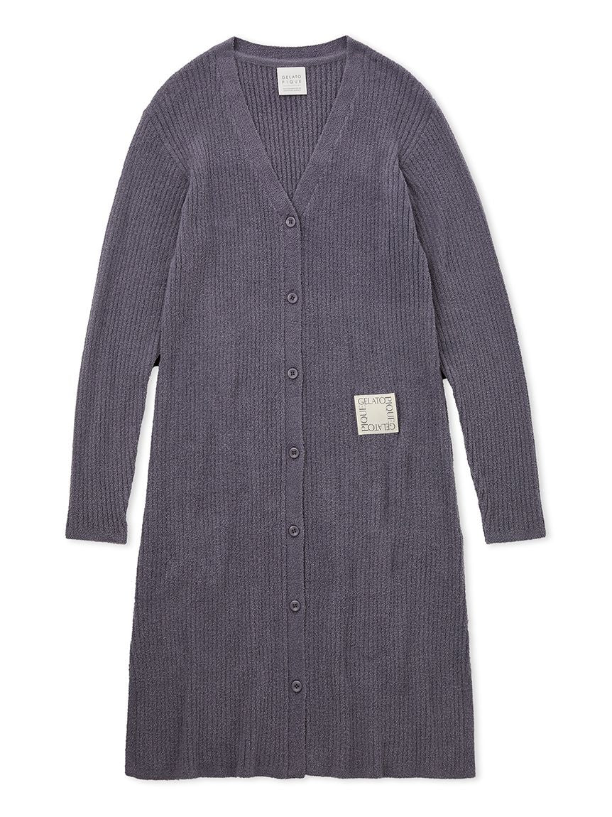 Hot Smoothie Ribbed Long Cardigan