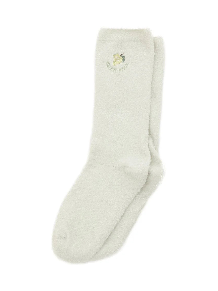 Fruit Embroidered Socks