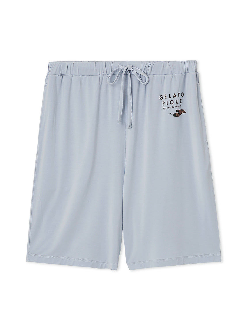 MEN's Cool-Touch Rayon Logo Shorts