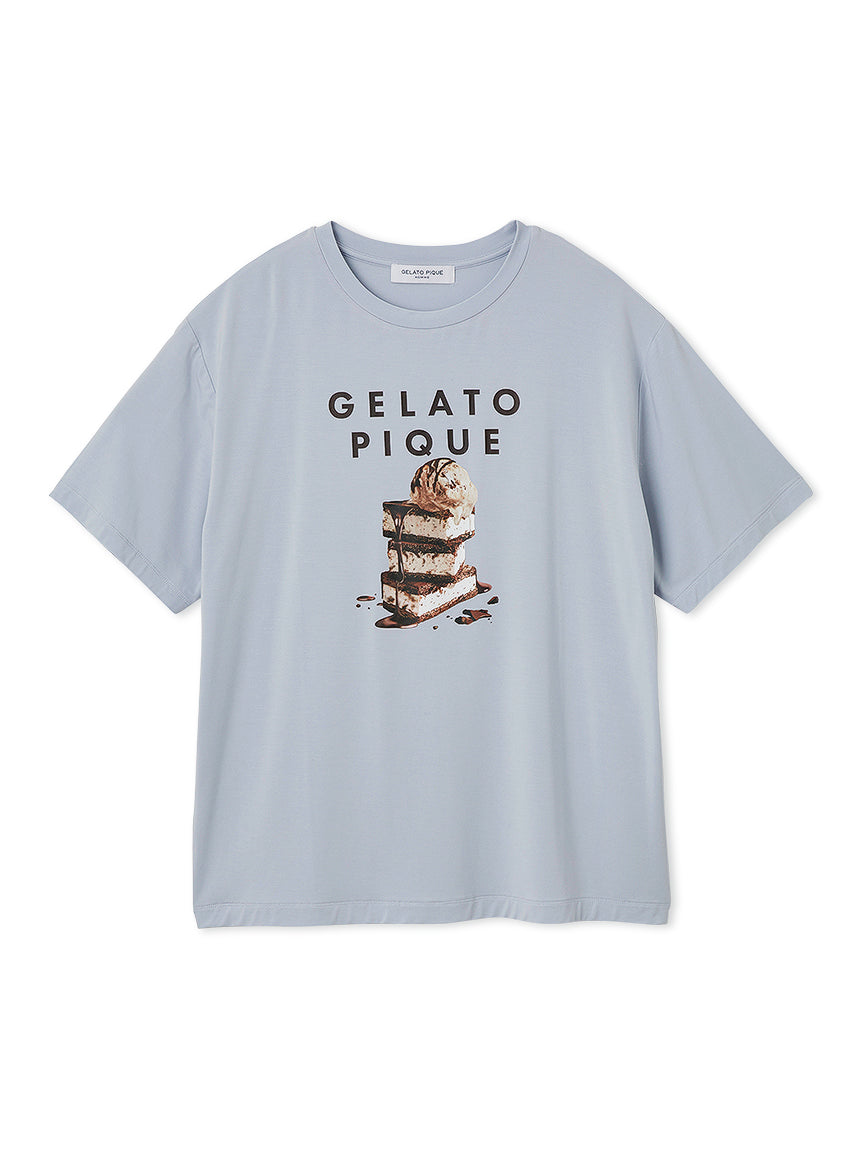 MEN's Cool-Touch Rayon Dessert Logo T-shirt