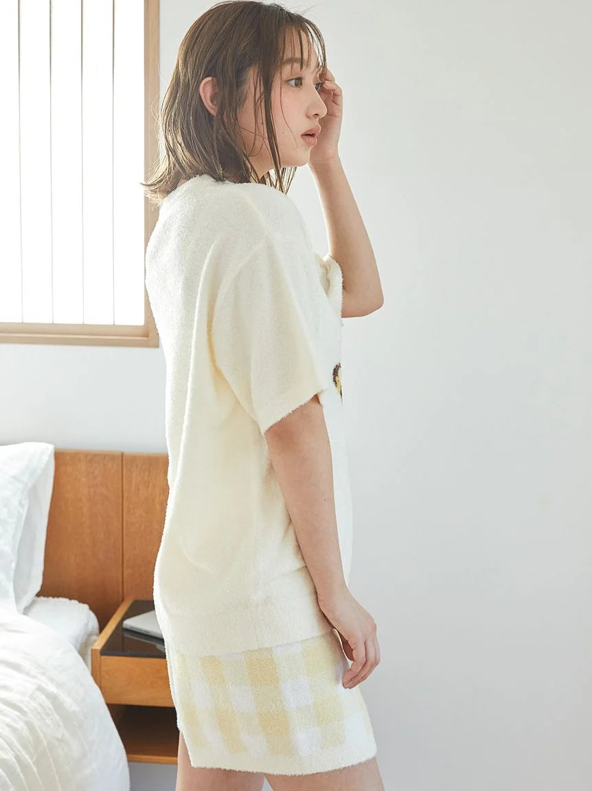 Fruit Jacquard Pullover Tops