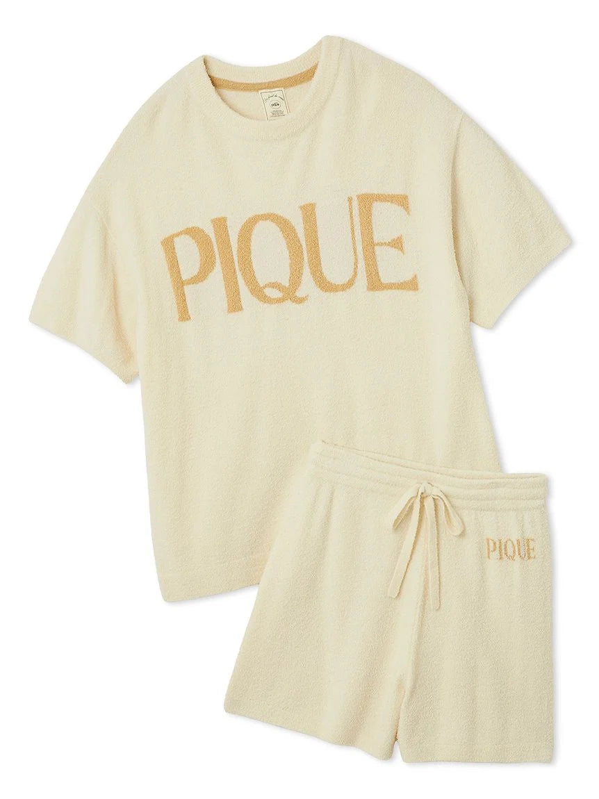 Smoothie Logo Jacquard Pullover & Shorts Set