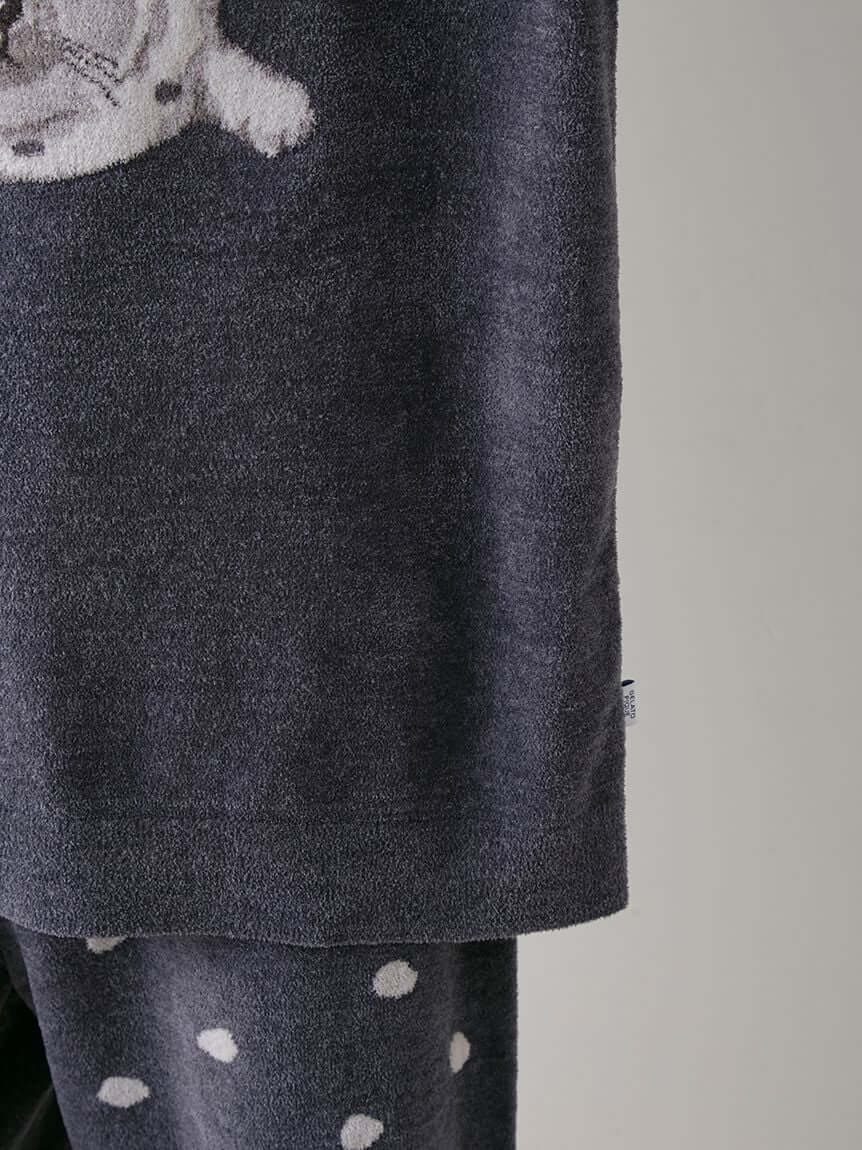 Men's Seal Jacquard Lounge Pullover & Shorts Set