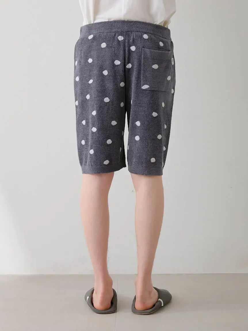 Men's Seal Jacquard Lounge Pullover & Shorts Set