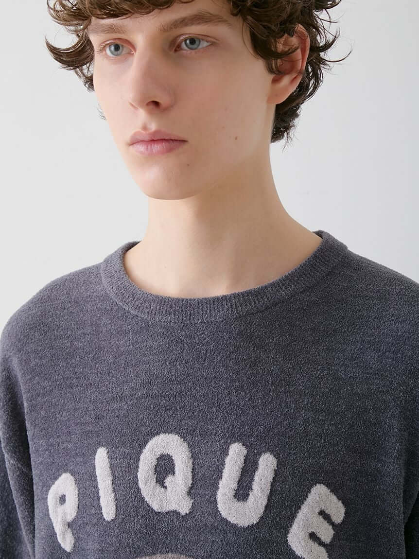 Men's Seal Jacquard Lounge Pullover & Shorts Set