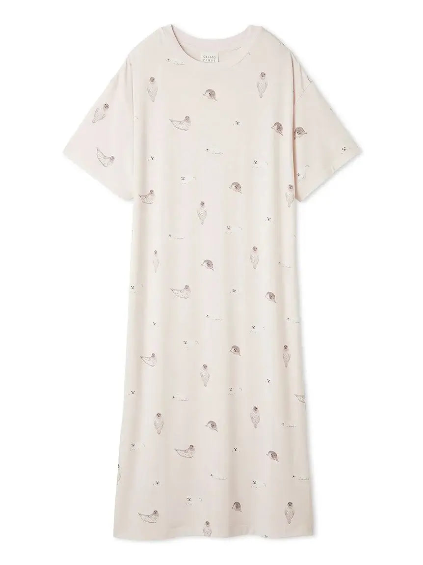 Seal Print Lounge Dress