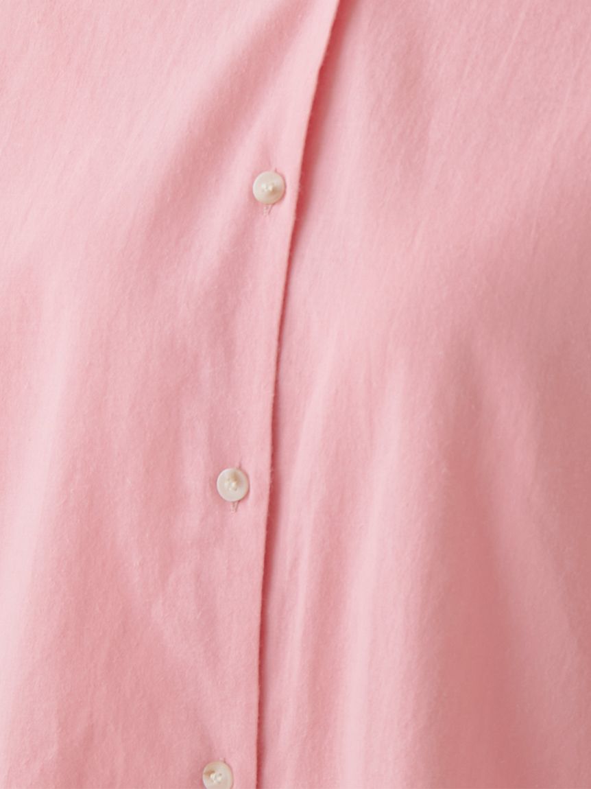 Resort Woven Long Sleeve Oversized Shirt