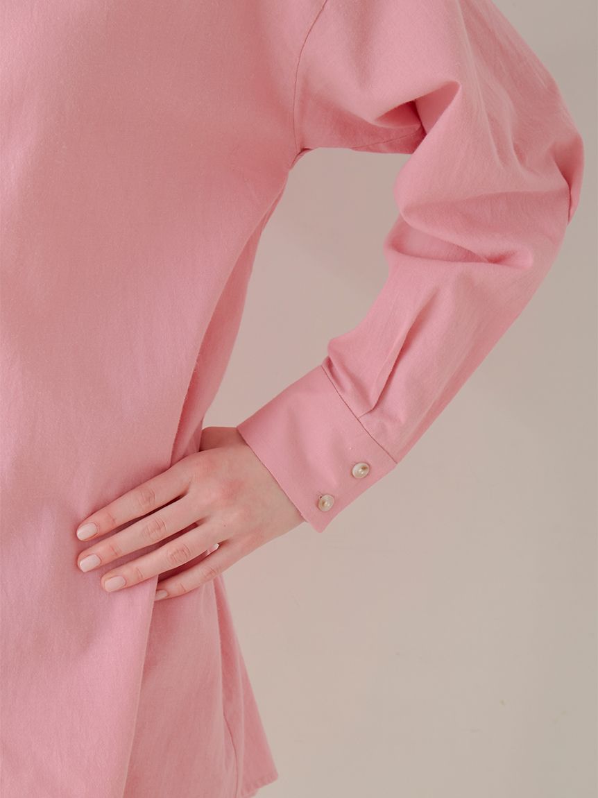 Resort Woven Long Sleeve Oversized Shirt
