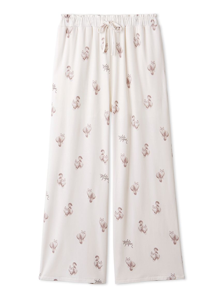 CAT Motif Lounge Pants