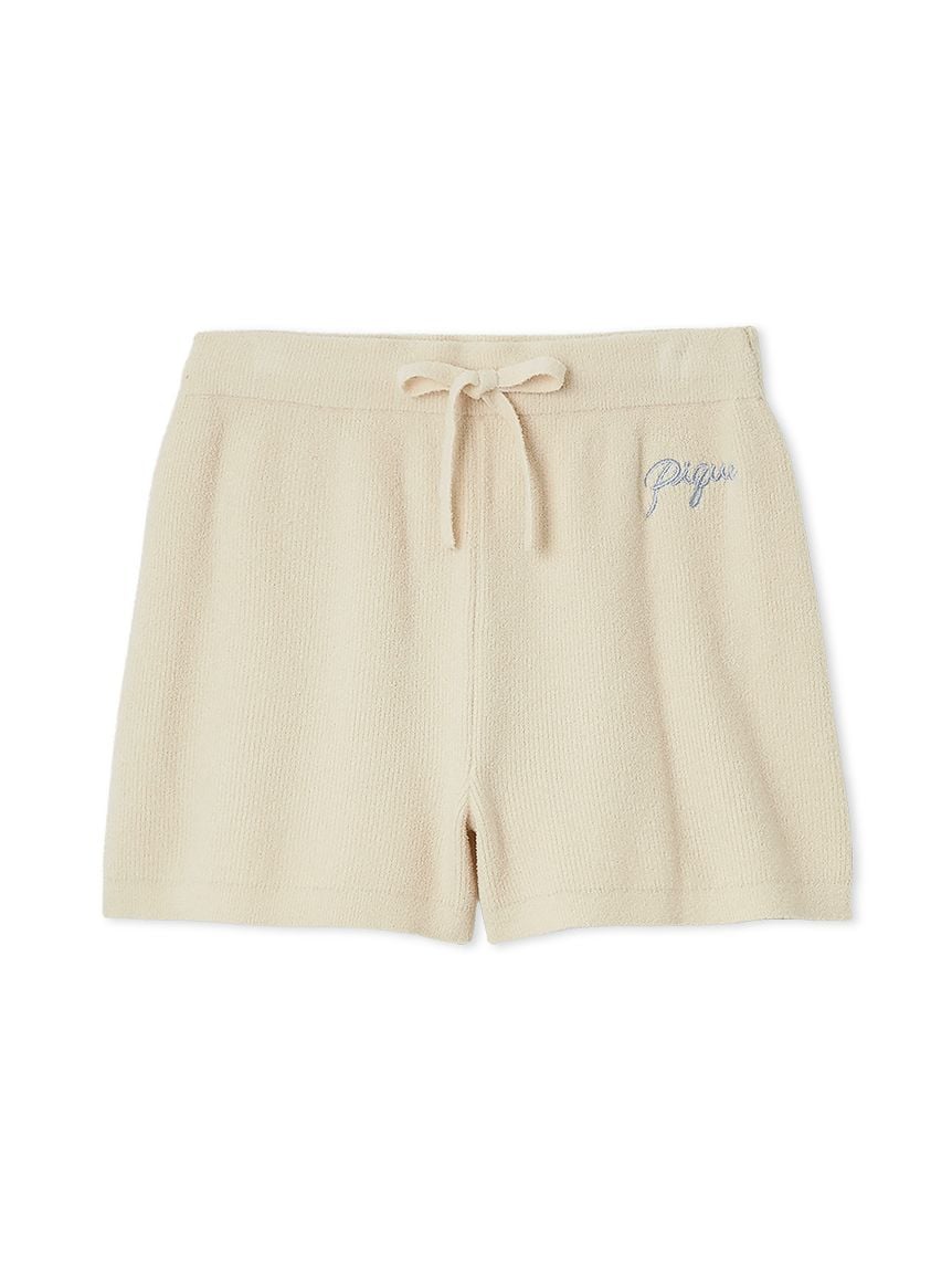 Morning Ribbed Knit Lounge Shorts