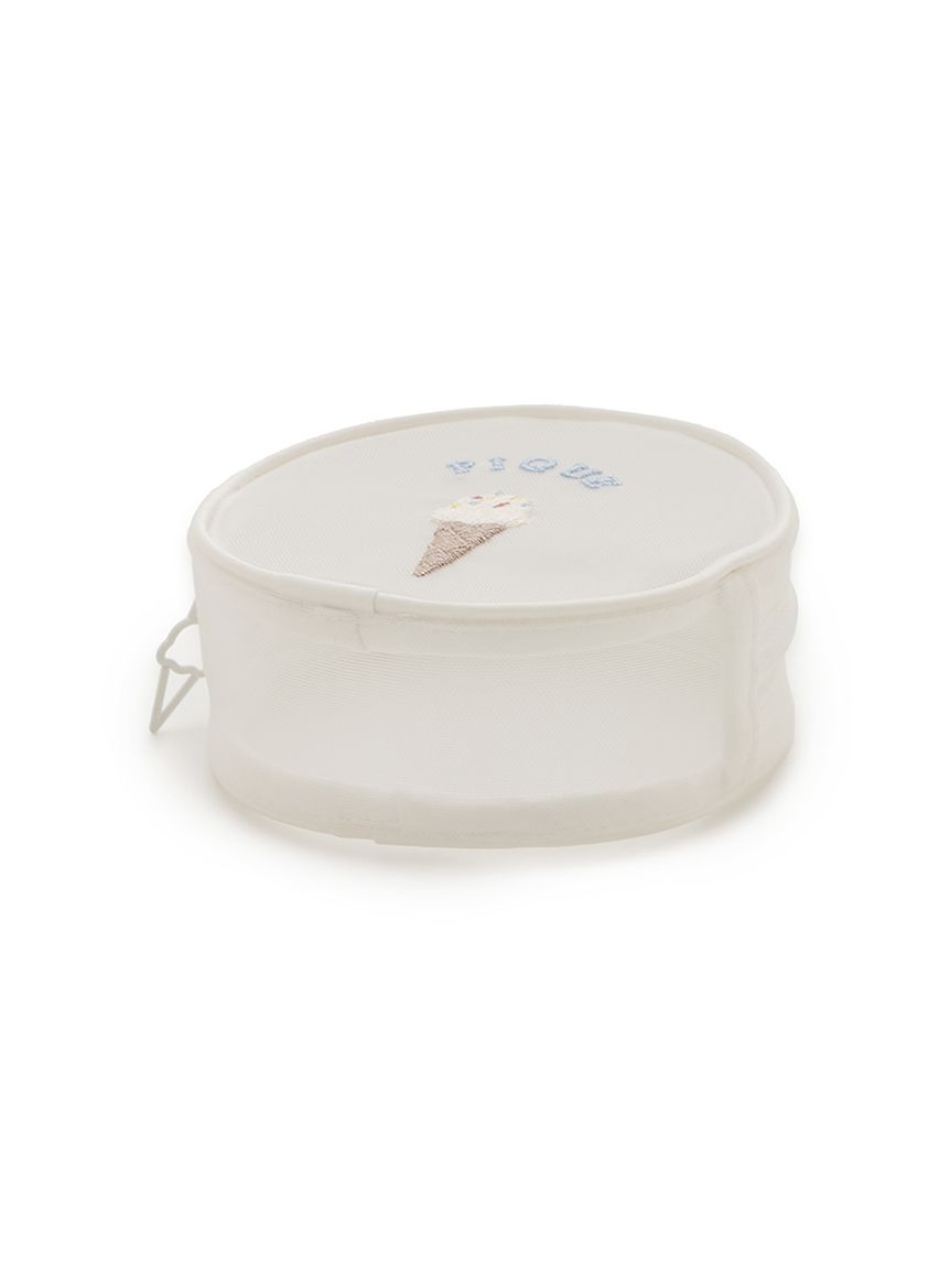 Ice cream Embroidery Round Pouch