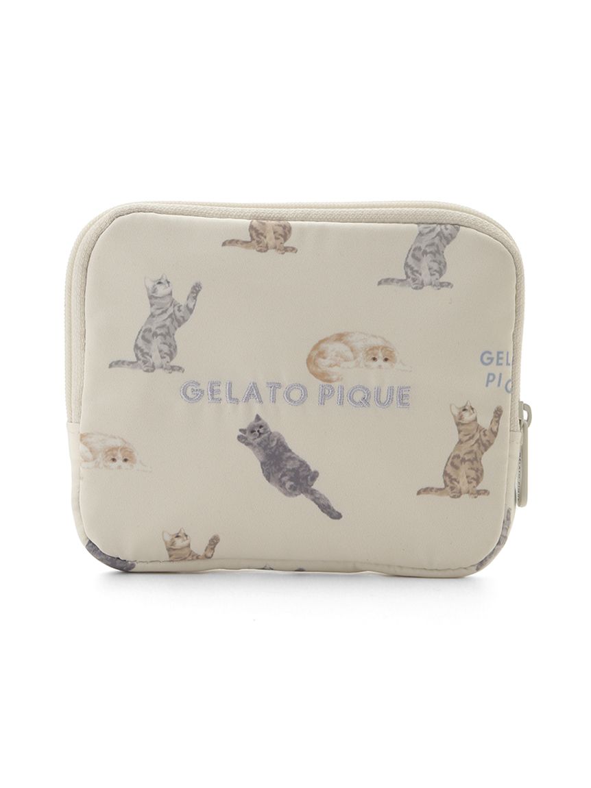 CAT Allover Pattern Tissue Pouch
