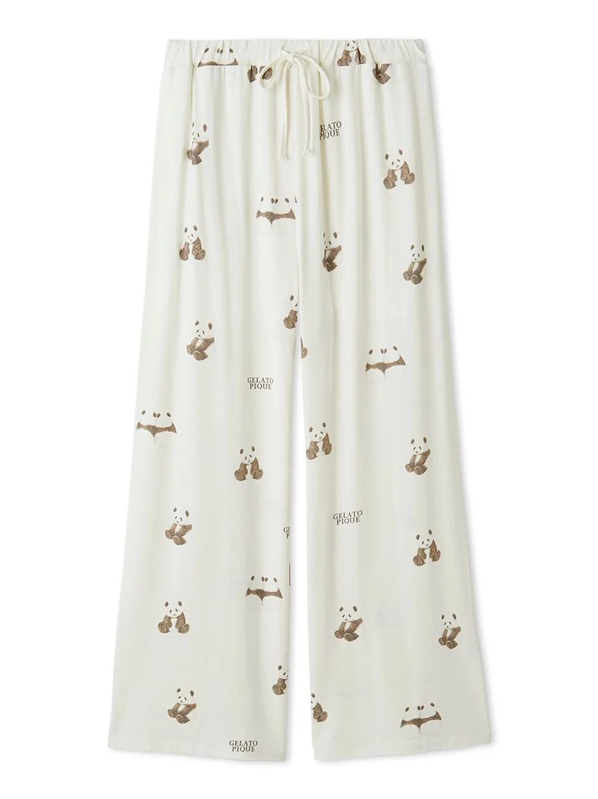 Panda Pattern Pajama Pants