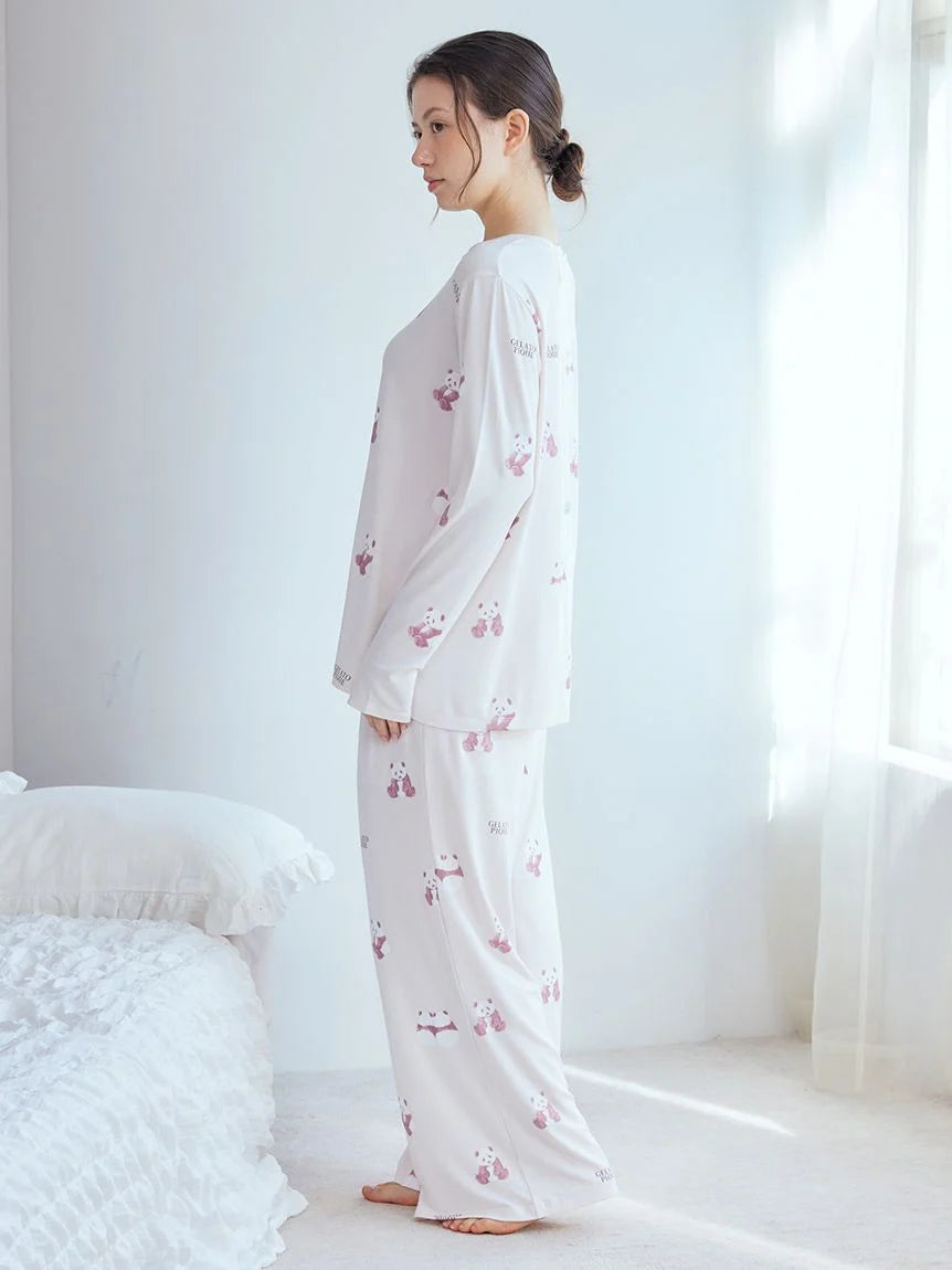 Panda Pattern Pajama Pants