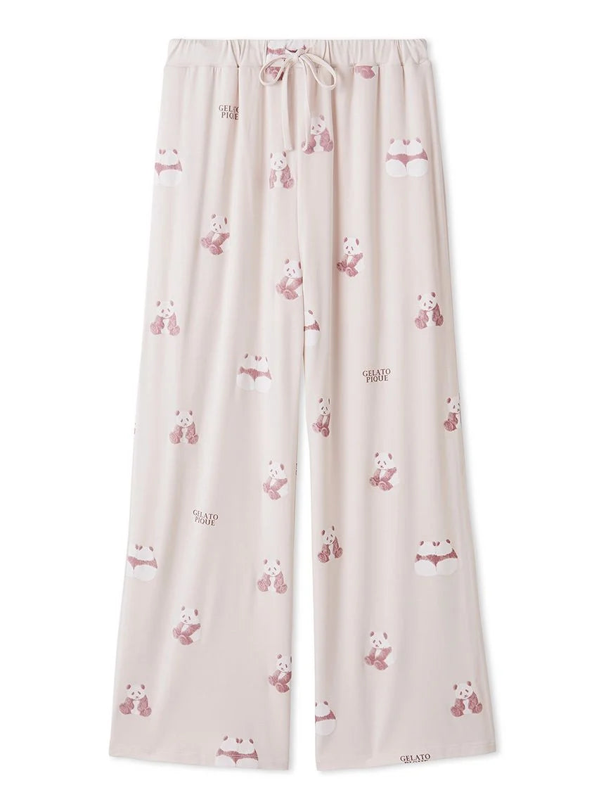 Panda Pattern Pajama Pants