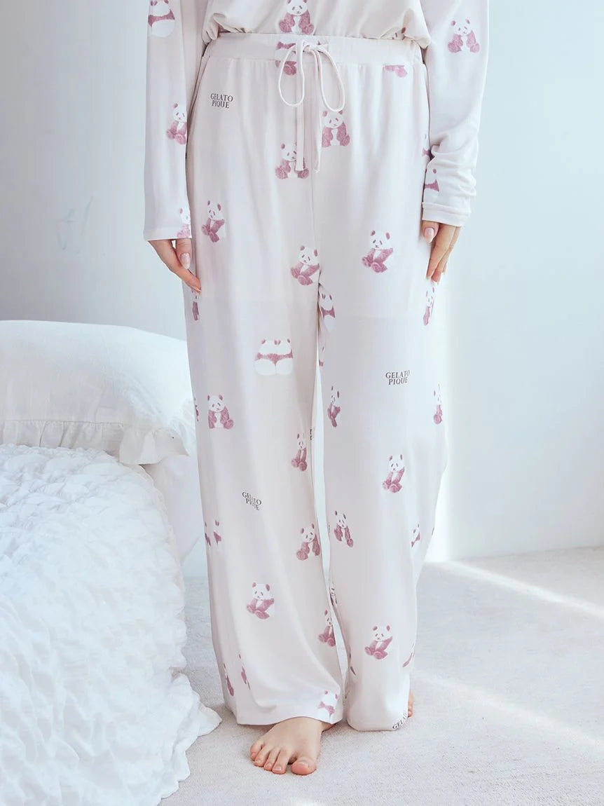 Panda Pattern Pajama Pants
