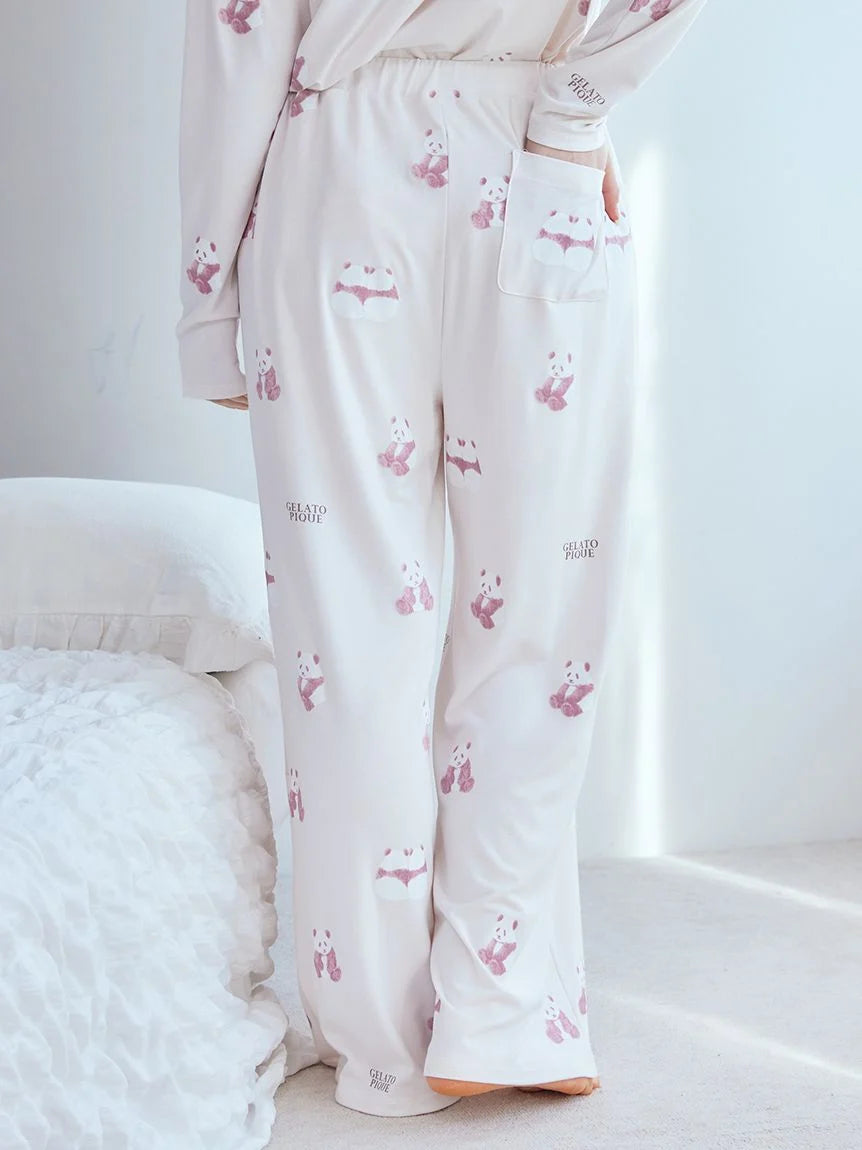 Panda Pattern Pajama Pants