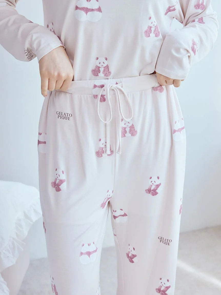 Panda Pattern Pajama Pants