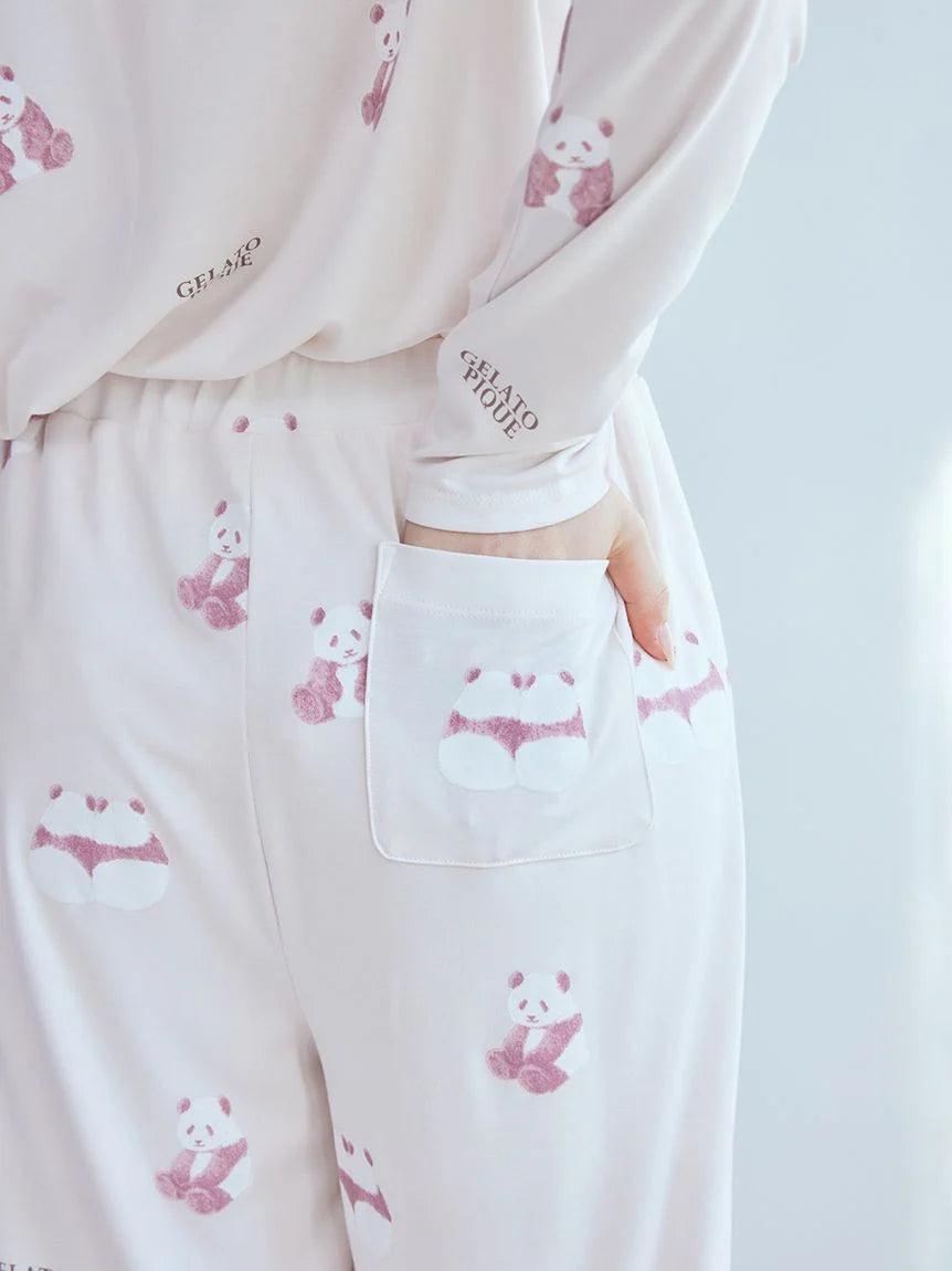 Panda Pattern Pajama Pants
