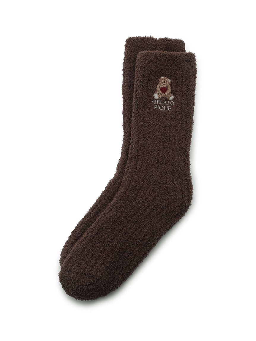 Baby Moco Bear Sagara Fuzzy Socks