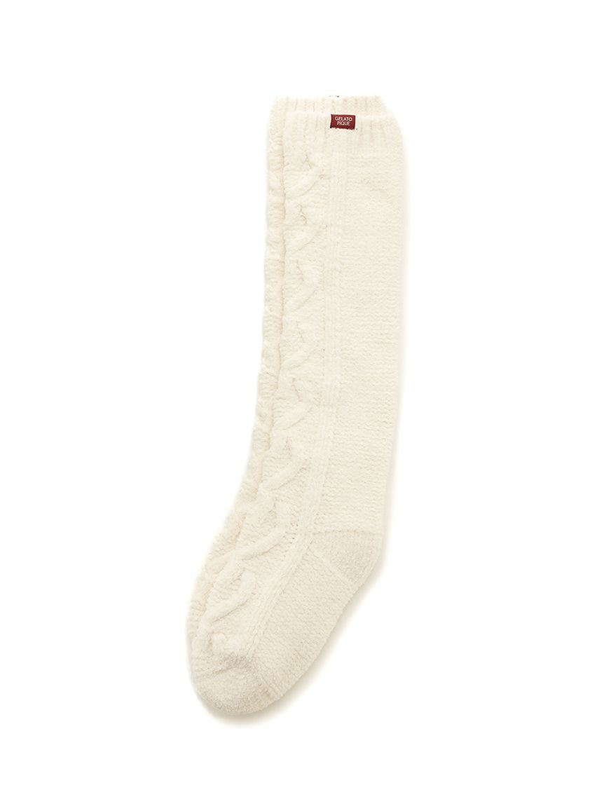 Heart Aran Long Socks