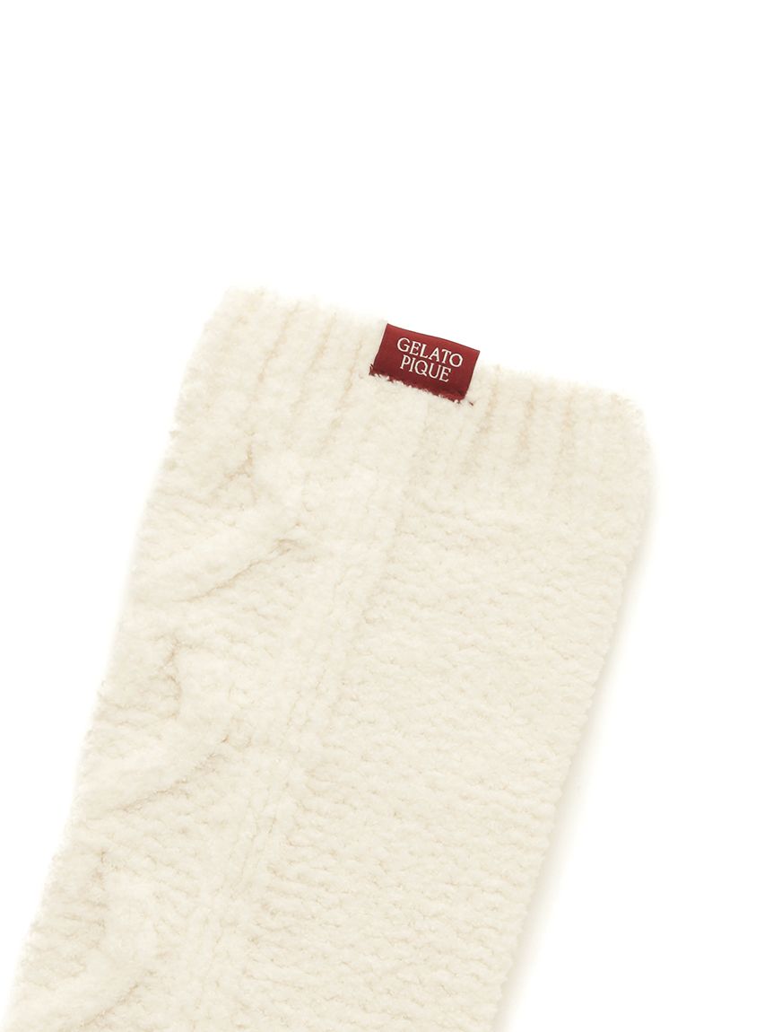 Heart Aran Long Socks