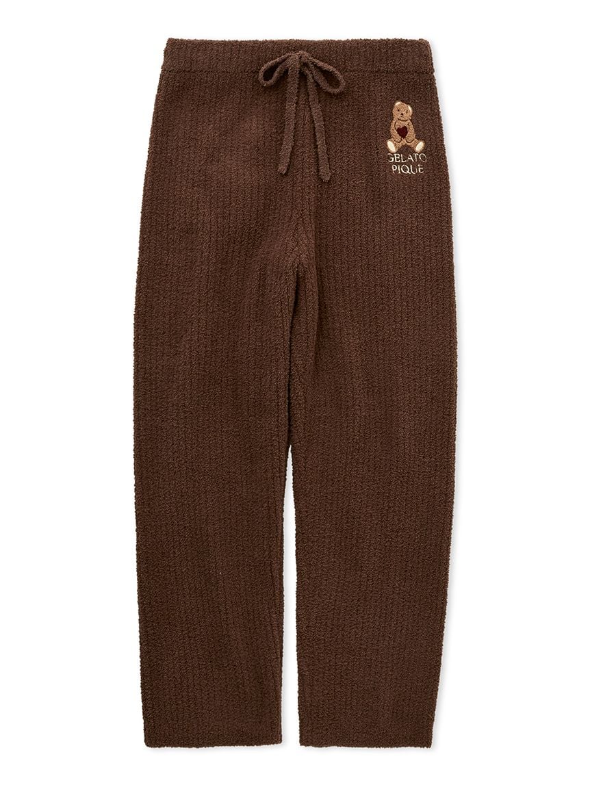 [MENS] Babymoco Bear Motif Ribbed Lounge Pants