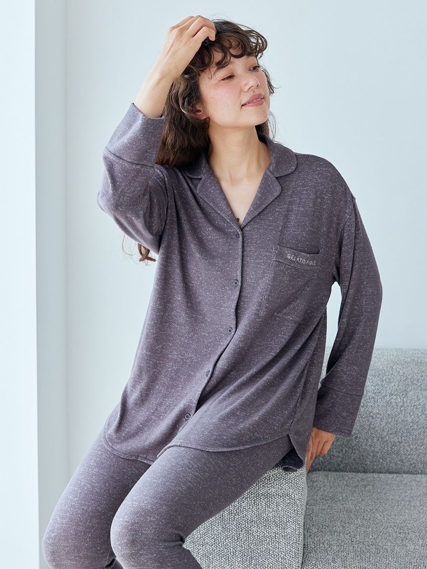 Snow Long Sleeve Pajama Shirt