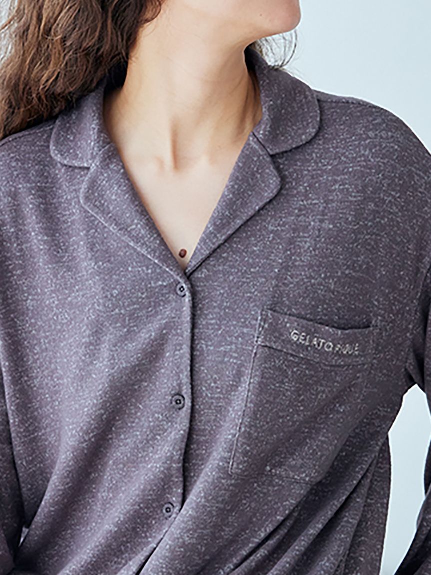 Snow Long Sleeve Pajama Shirt