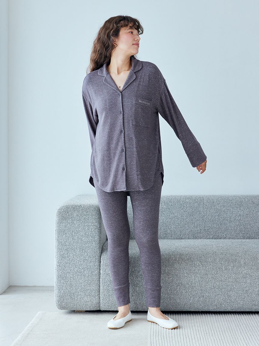 Snow Long Sleeve Pajama Shirt