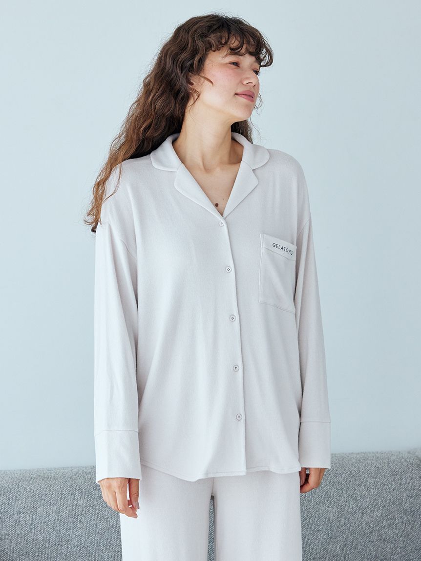Snow Long Sleeve Pajama Shirt