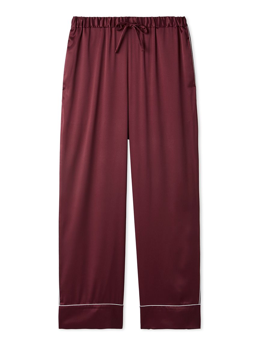 Mens Piping Satin Pajama Pants