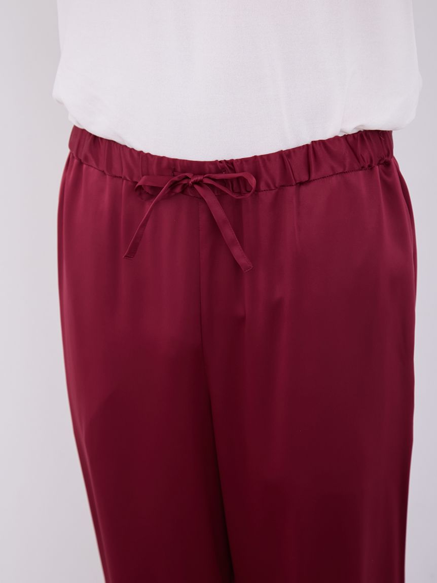 Mens Piping Satin Pajama Pants