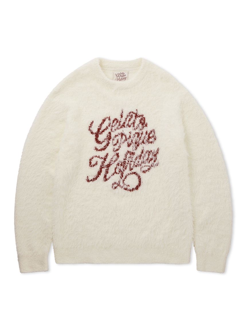 Mens Feather Pullover Sweater