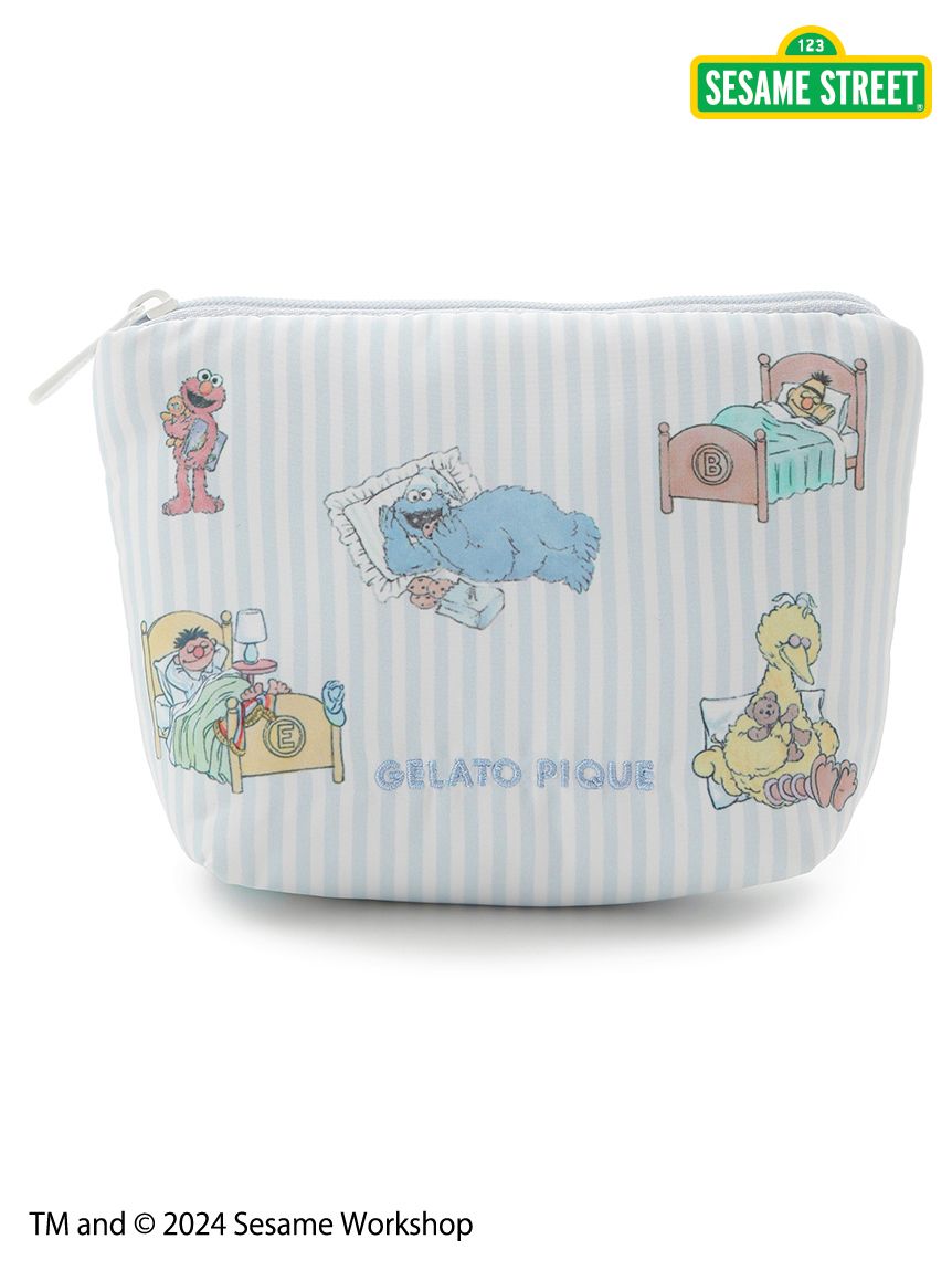 【SESAME STREET】 Character Zipper Pouch
