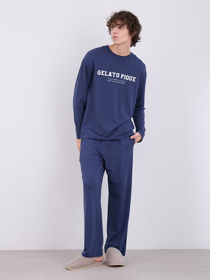MEN'S Rayon Inlay Message Logo Lounge Pants