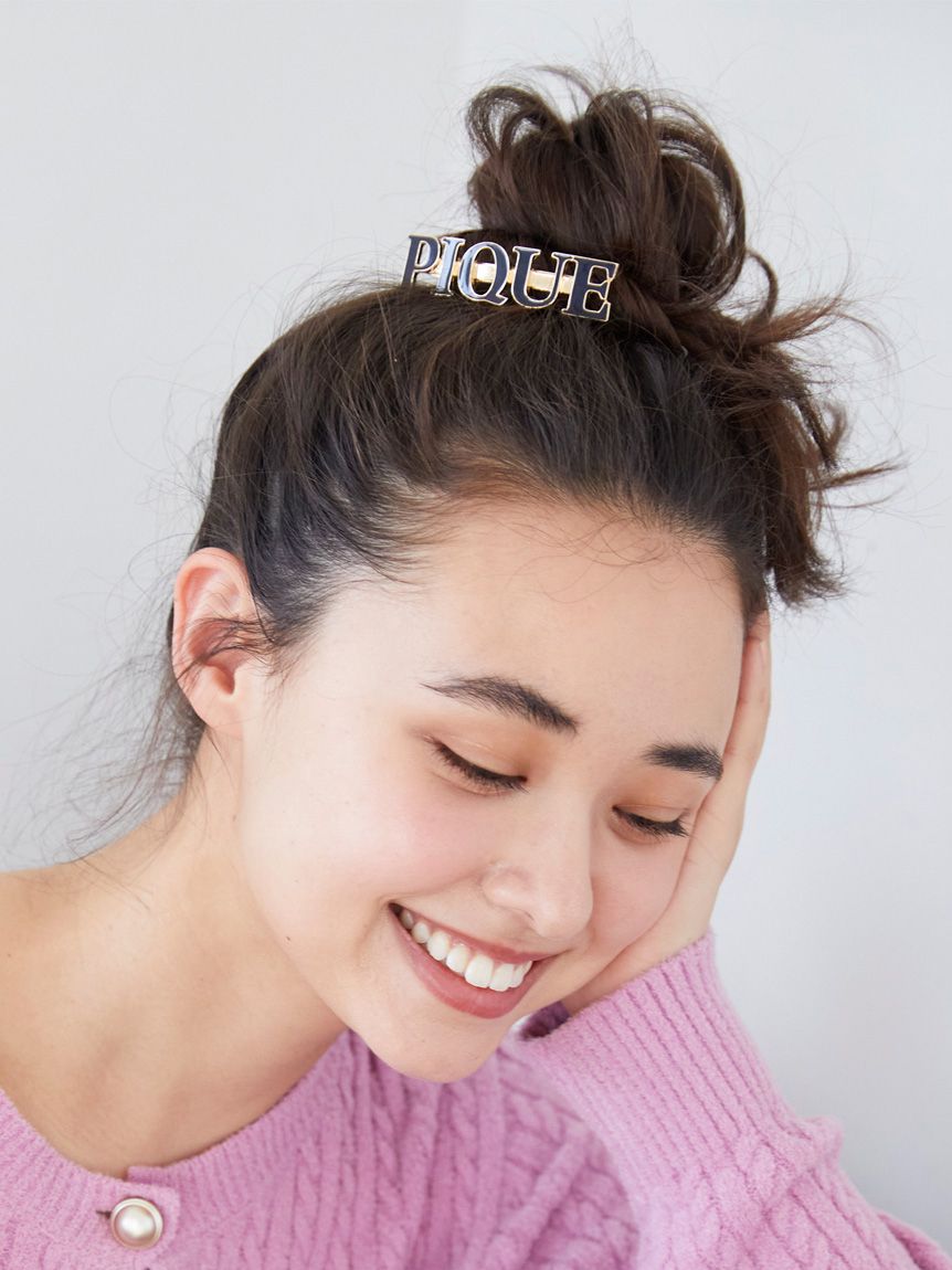 Metal Logo Hair Barrette