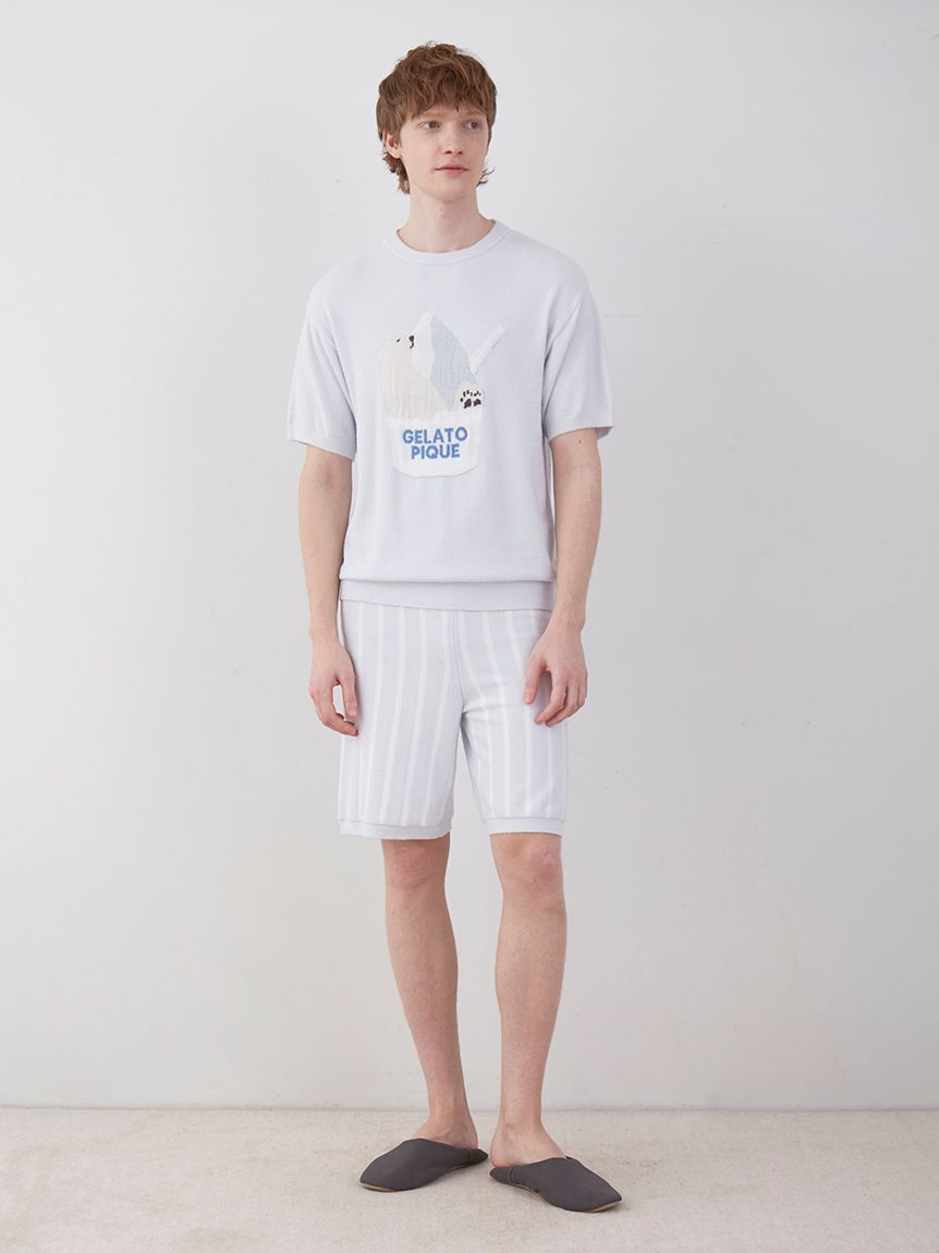 COOL MEN'S Striped Lounge Shorts