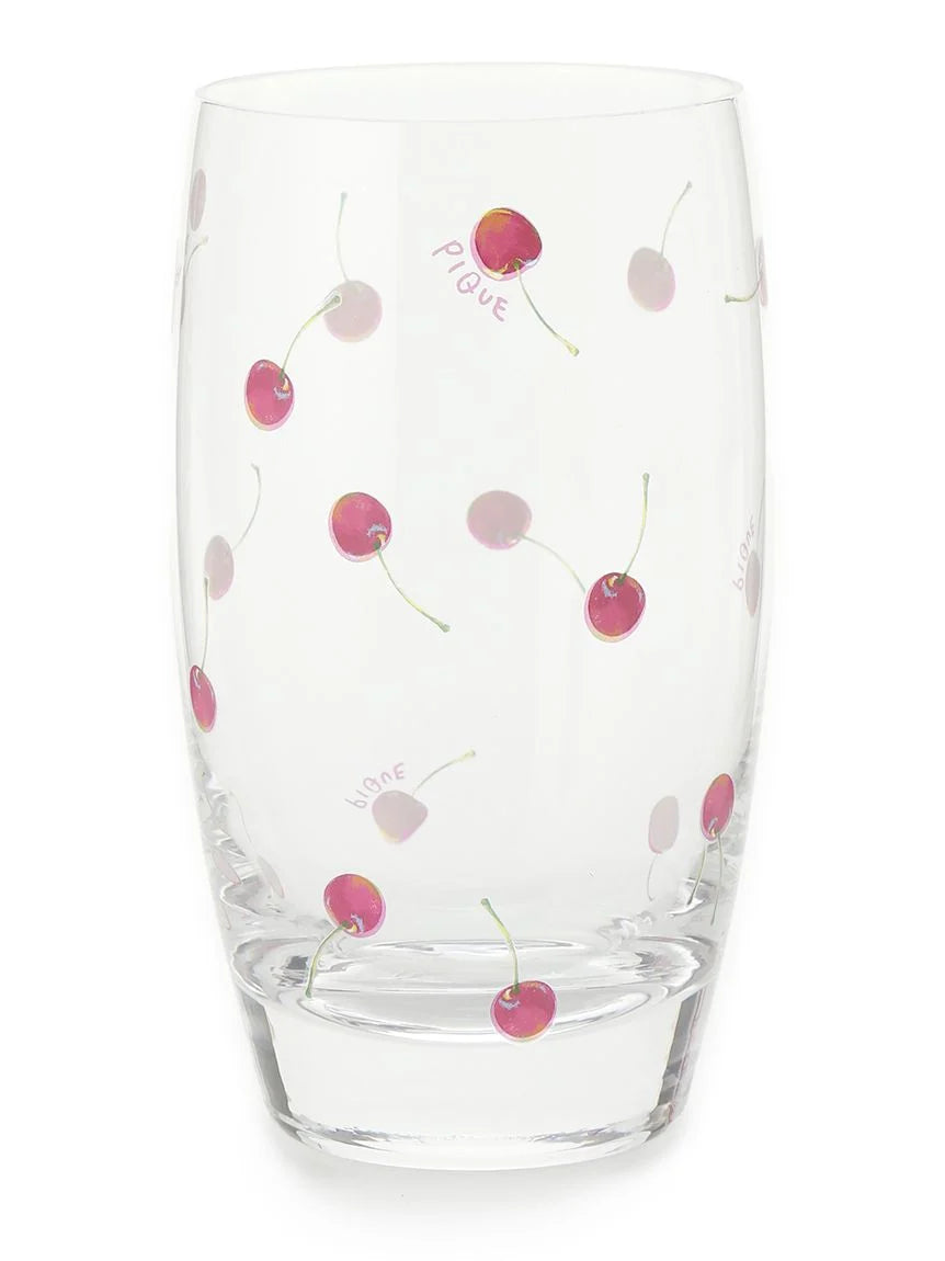 Fruit Motif Drinking Glass