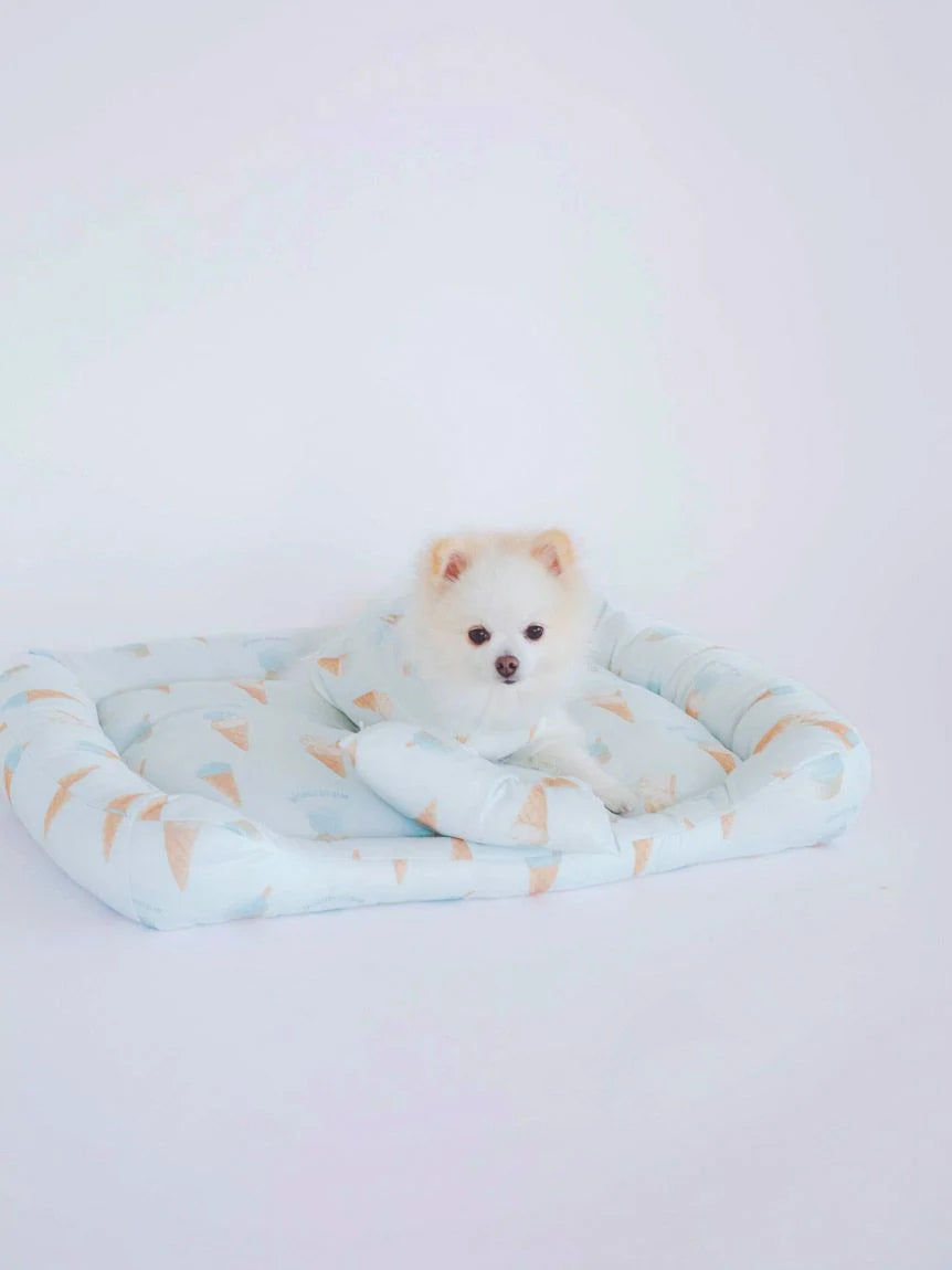 CAT&DOG Ice Pattern COOL Pet Bed Size M