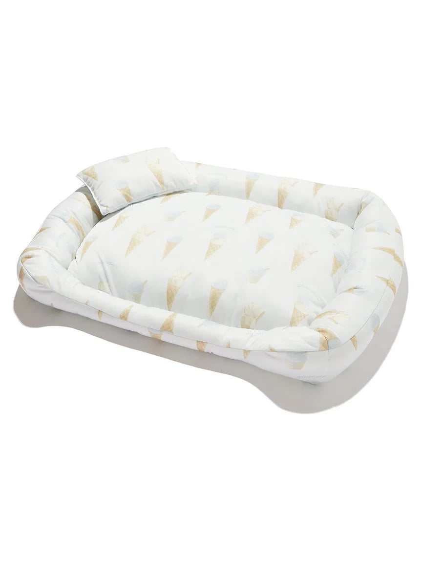 CAT&DOG Ice Pattern COOL Pet Bed Size M