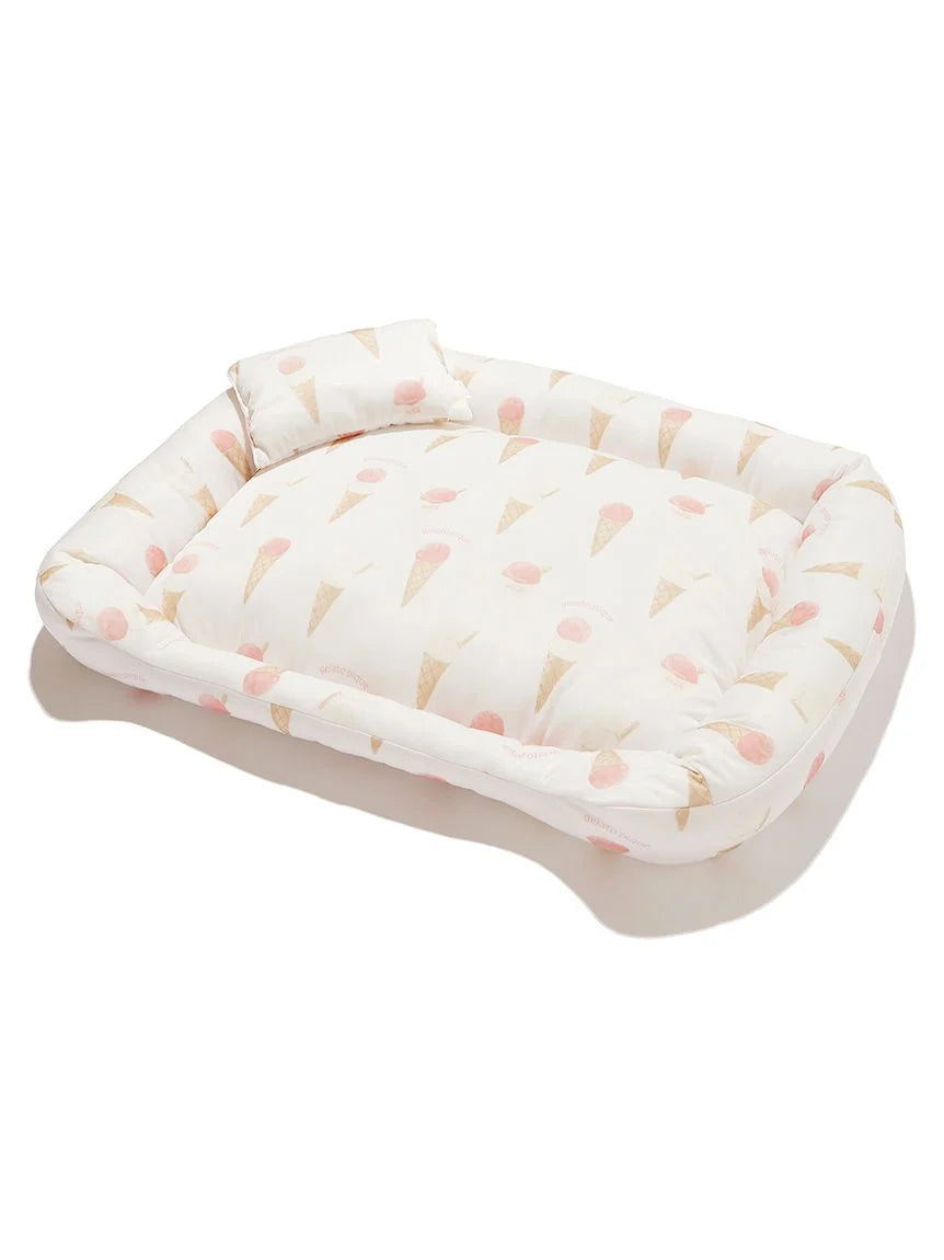 CAT&DOG Ice Pattern COOL Pet Bed Size M