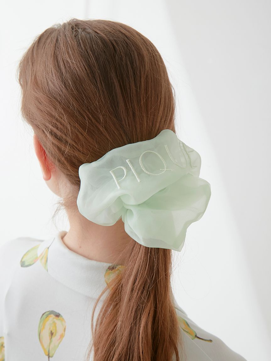 Sheer Color Hair Scrunchie