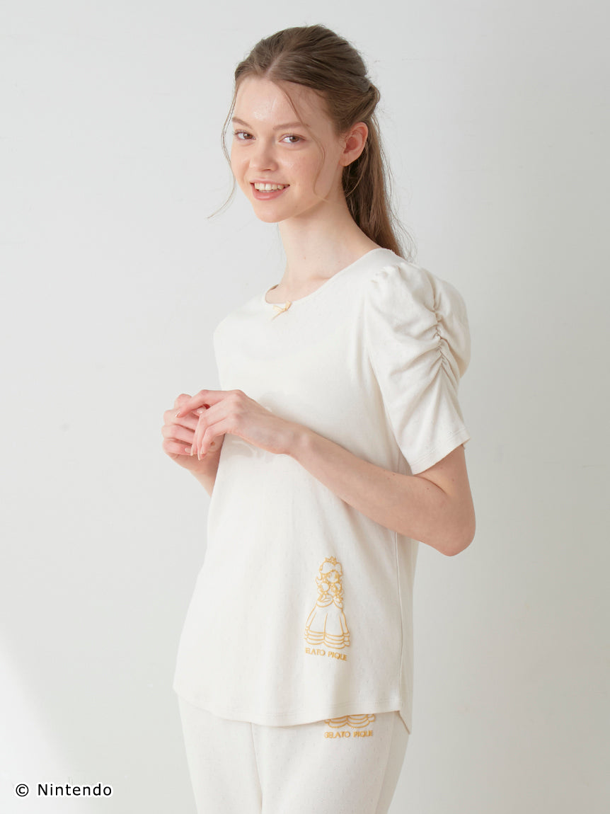 Peach Collection Puff Sleeve Top